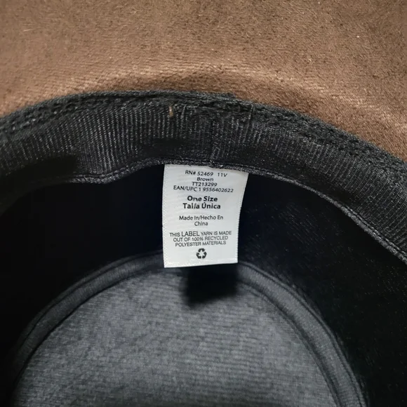 NEW SUPER CUTE Flat Round Brimmed hat with Braided band - Picture 4 of 4